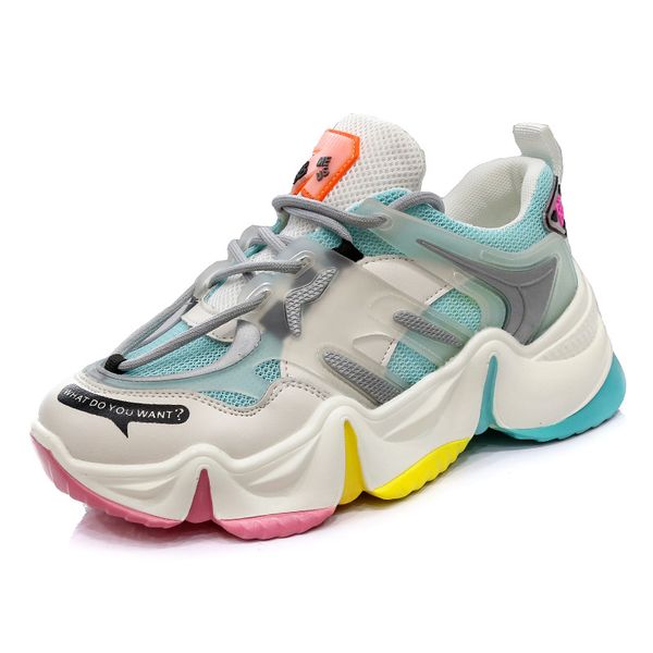 summer dad sneakers women breathable mesh chunky shoes thick bottom female fashion rainbow sole walking footwear zapatillas muje, Black
summer dad sneakers women breathable mesh chunky shoes thick bottom female fashion rainbow sole walking footwear zapatillas muje, Black
