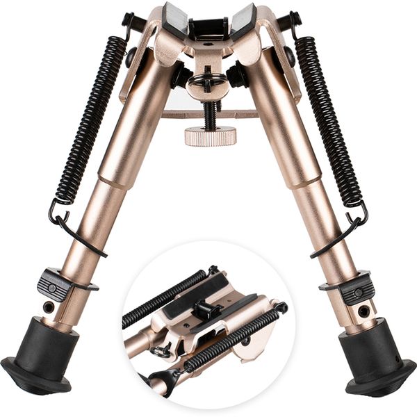 2019 New Gold 6"-9" Harris Style Tactical Bipod 5 Levels Adjustable Spring Loaded Legs for hunting
2019 New Gold 6"-9" Harris Style Tactical Bipod 5 Levels Adjustable Spring Loaded Legs for hunting