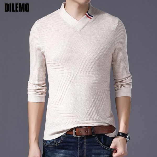 2018 new fashion brand sweater men's pullovers v neck slim fit jumpers knitwear warm autumn korean style casual mens clothes, White;black
2018 new fashion brand sweater men's pullovers v neck slim fit jumpers knitwear warm autumn korean style casual mens clothes, White;black