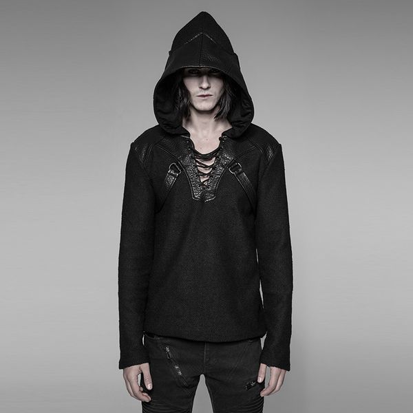 punkrave мужская панк капюшоном пуловеры свитер street fashion dragon wing shape hat грубый зерна шерстяной свитер, White;black
punkrave мужская панк капюшоном пуловеры свитер street fashion dragon wing shape hat грубый зерна шерстяной свитер, White;black