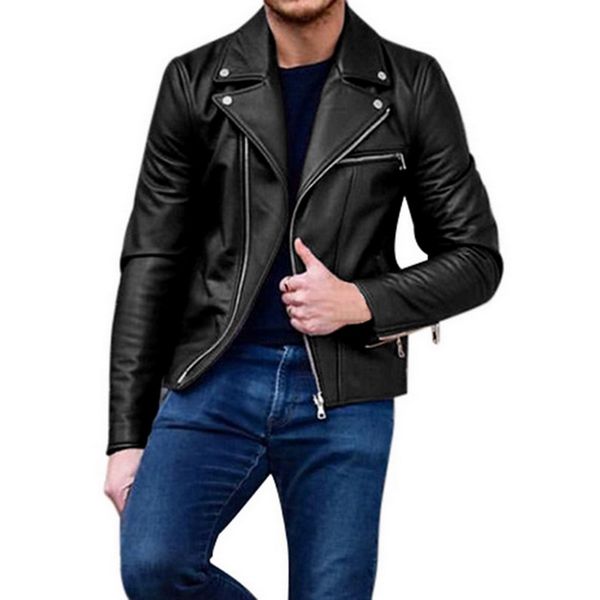 oeak 2019 brand pu motorcycle leather jacket men faux leather fashion clothing casual black coats spring autumn male streetwear
oeak 2019 brand pu motorcycle leather jacket men faux leather fashion clothing casual black coats spring autumn male streetwear