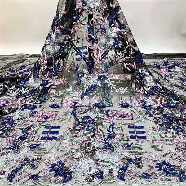 5yards / lot) new 2020 tulle sequins french nigerian lace fabrics embroidered african royal blue lace fabric, Pink;blue
5yards / lot) new 2020 tulle sequins french nigerian lace fabrics embroidered african royal blue lace fabric, Pink;blue