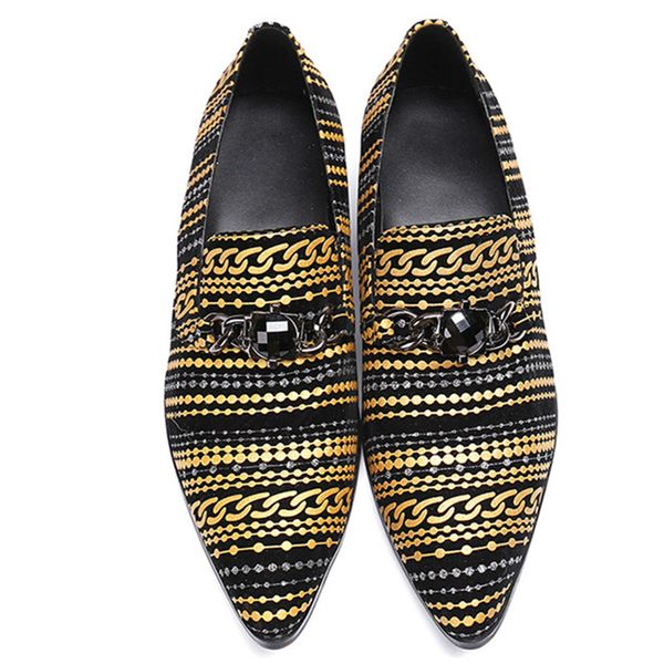 yellow plaid slid-on dress men personalized shoes bee low heel ankle banquet pointed toe genuine leather shoes, Black
yellow plaid slid-on dress men personalized shoes bee low heel ankle banquet pointed toe genuine leather shoes, Black