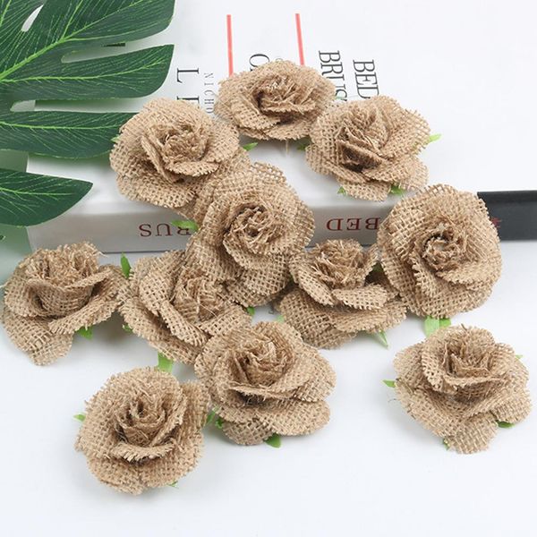 10pcs christmas decoration artificial flower burlap rose artificial flowers vintage rustic wedding christmas home decoration2019
10pcs christmas decoration artificial flower burlap rose artificial flowers vintage rustic wedding christmas home decoration2019