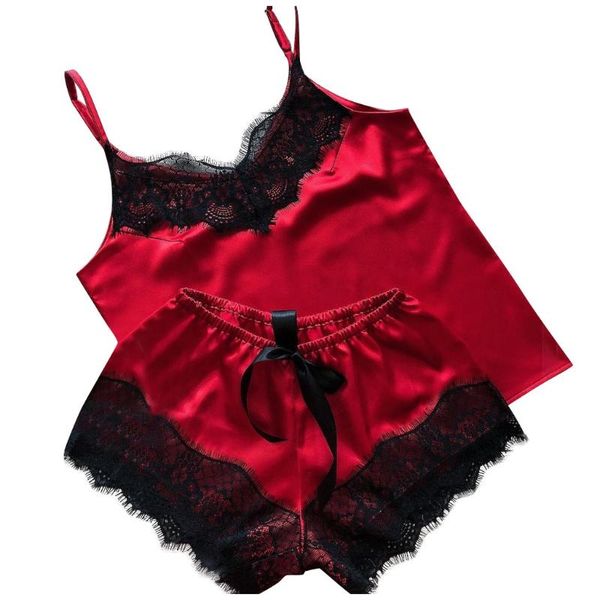 satin silk pajamas bow nightdress lingerie women underwear sleepwear satin woman in pajamas seduction pijama #gm, Black;red
satin silk pajamas bow nightdress lingerie women underwear sleepwear satin woman in pajamas seduction pijama #gm, Black;red