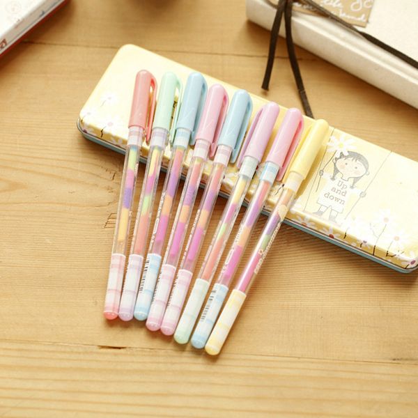 5 pcs/ lot creative rainbow water color gel pens kawaii 6 in 1 colorful gouache pastel pen for painting drawing school supplies
5 pcs/ lot creative rainbow water color gel pens kawaii 6 in 1 colorful gouache pastel pen for painting drawing school supplies