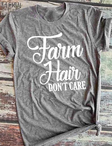 farm hair dont care t shirt realism sarcasm style women funny slogan cotton vintage creative art party tees tshirt j105, White
farm hair dont care t shirt realism sarcasm style women funny slogan cotton vintage creative art party tees tshirt j105, White