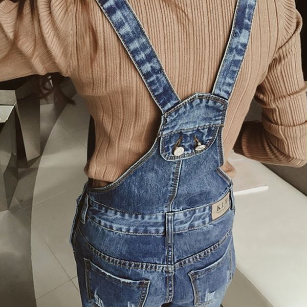 2019 women pants loose adjustable strap jeans slim jumpsuit overalls ripped hole trousers, Blue
2019 women pants loose adjustable strap jeans slim jumpsuit overalls ripped hole trousers, Blue