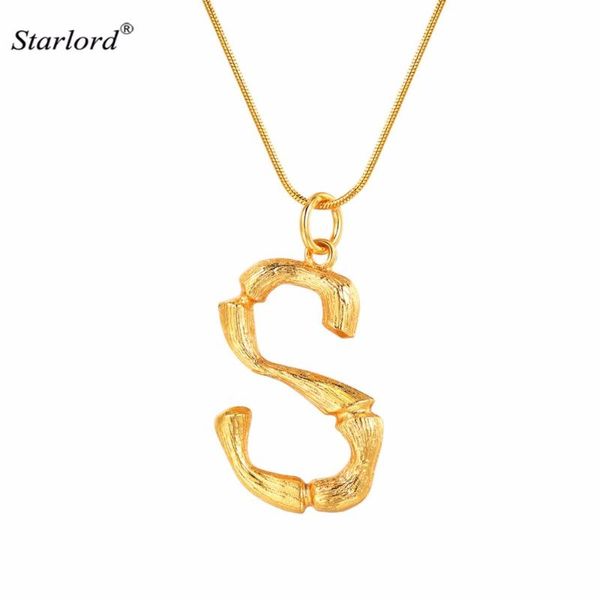 initial letter s necklace snake chain gold alphabet jewelry statement personalized women gift big bamboo letter charm p9092, Silver
initial letter s necklace snake chain gold alphabet jewelry statement personalized women gift big bamboo letter charm p9092, Silver