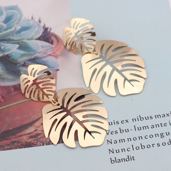 gold silver color leaves earrings for women creative metal simple drop earrings hollow design female fashion jewelry
gold silver color leaves earrings for women creative metal simple drop earrings hollow design female fashion jewelry