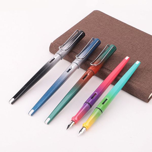 colorful gradient fountain pen business student 0.38 mm extra fine nib calligraphy school office supply writing tool gift c26
colorful gradient fountain pen business student 0.38 mm extra fine nib calligraphy school office supply writing tool gift c26