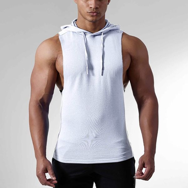 muscle men's fitness sports pure cotton sleeveless vest men training tight running hooded sports fitness shirt vest, Black;blue
muscle men's fitness sports pure cotton sleeveless vest men training tight running hooded sports fitness shirt vest, Black;blue