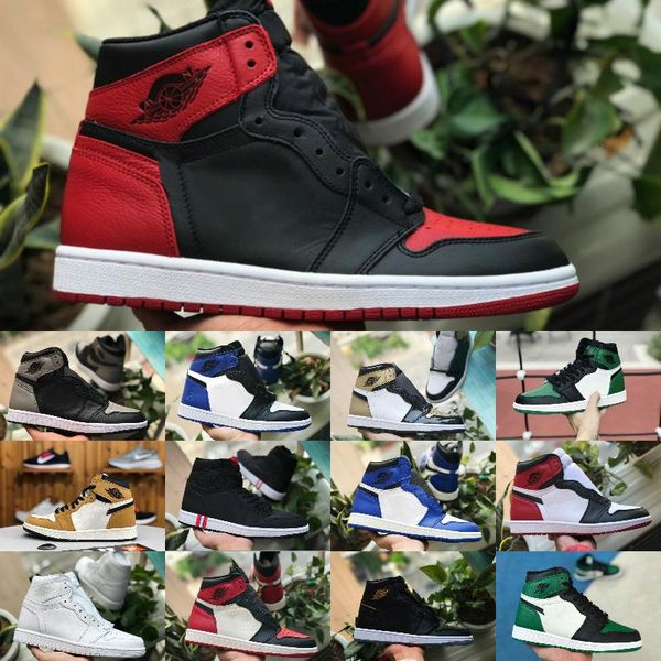 2019 new high og mid mens 1 basketball shoes court purple chicago retroes banned shadow bred red blue white black toe women 1s shoes
2019 new high og mid mens 1 basketball shoes court purple chicago retroes banned shadow bred red blue white black toe women 1s shoes