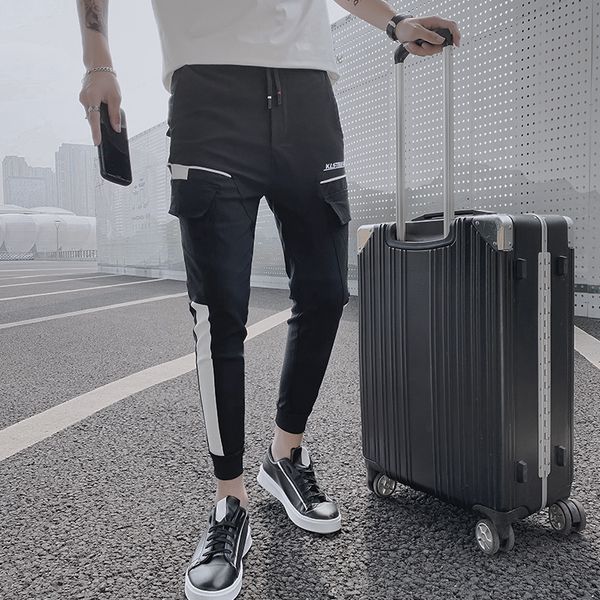 black pants men summer 2020 slim fit men harem pants side pockets casual joggers all match trousers streetwear ankle length
black pants men summer 2020 slim fit men harem pants side pockets casual joggers all match trousers streetwear ankle length