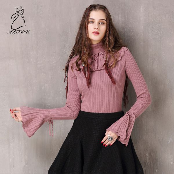 women's jumpers winter trumpet sleeves half-high collar sweater slim thin warm basic sweater detachable collar long sleeve, White;black
women's jumpers winter trumpet sleeves half-high collar sweater slim thin warm basic sweater detachable collar long sleeve, White;black