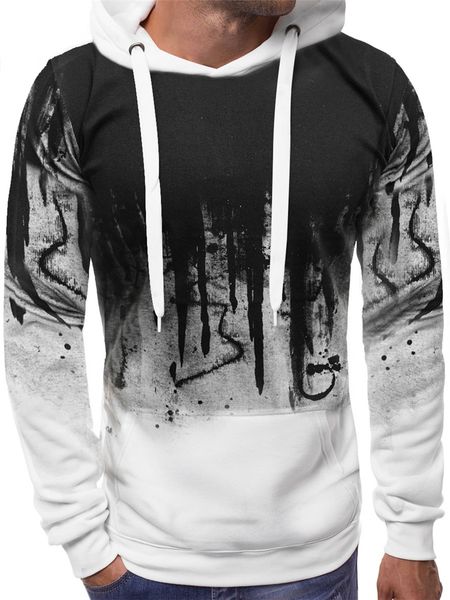 spring mens gradient color hoodies letter printed hooded male clothing pullover loose boys sweatshirts with pockets, Black
spring mens gradient color hoodies letter printed hooded male clothing pullover loose boys sweatshirts with pockets, Black