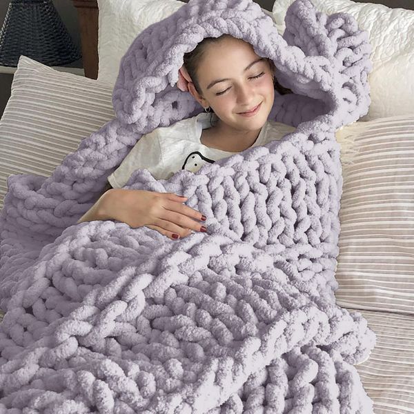 handmade coarse wool woven blanket chenille knitted blanket sofa knitted for kids #c
handmade coarse wool woven blanket chenille knitted blanket sofa knitted for kids #c