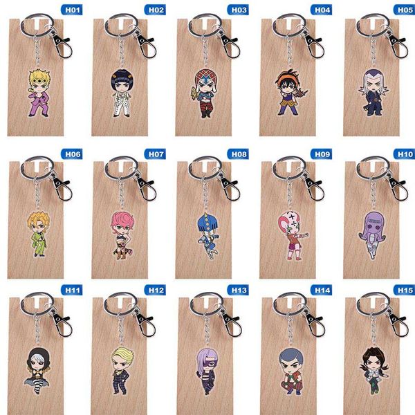 anime bizarre adventure golden wind giorno giovanna bruno acrylic figure keychain keyrings pendants gifts, Silver
anime bizarre adventure golden wind giorno giovanna bruno acrylic figure keychain keyrings pendants gifts, Silver
