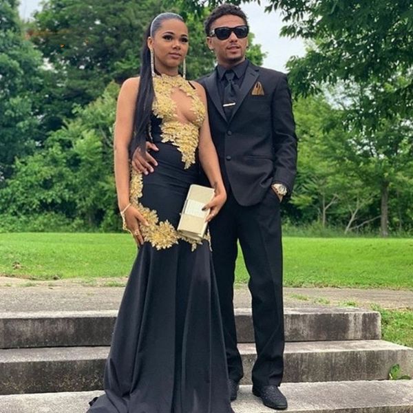 black spandex prom dresses long halter sheath see though front prom gowns with gold appliques girls graduation dress
black spandex prom dresses long halter sheath see though front prom gowns with gold appliques girls graduation dress