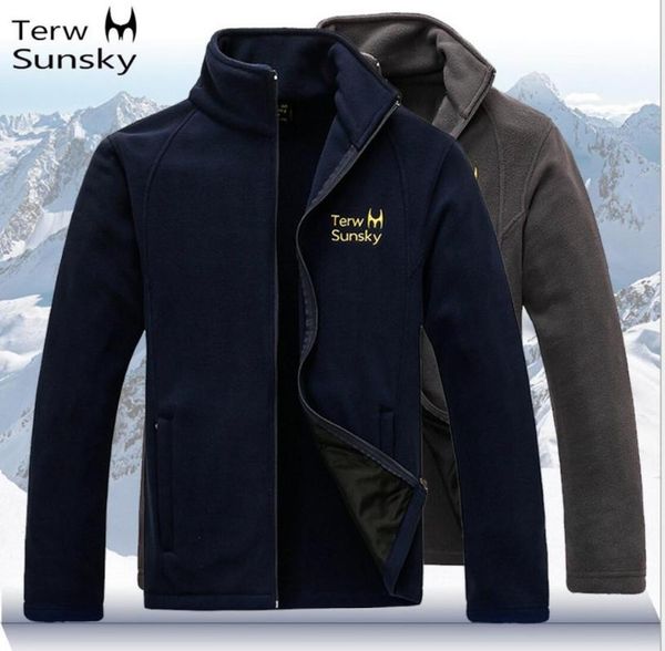 outdoor spring autumn men coat one side wear fleece clothing thickness jacket sports climbing hiking male jacket, Blue;black 
outdoor spring autumn men coat one side wear fleece clothing thickness jacket sports climbing hiking male jacket, Blue;black