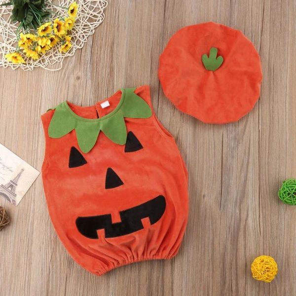 newborn baby girl boy sleeveless sleeveless cotton o-neck pumkin vest +hat kids halloween clothes set, White
newborn baby girl boy sleeveless sleeveless cotton o-neck pumkin vest +hat kids halloween clothes set, White