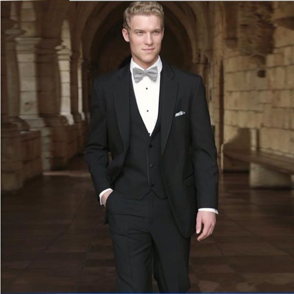 new custom slim fit black men suits wedding groom tuxedos (jacket+pants+vest) groomsmen suits man blazer business 438, Black;gray
new custom slim fit black men suits wedding groom tuxedos (jacket+pants+vest) groomsmen suits man blazer business 438, Black;gray