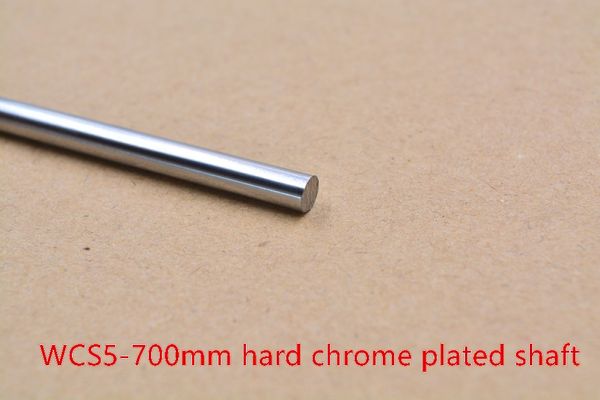 

3d printer rod shaft wcs 5mm linear length 600mm to 800mm chrome plated guide rail round