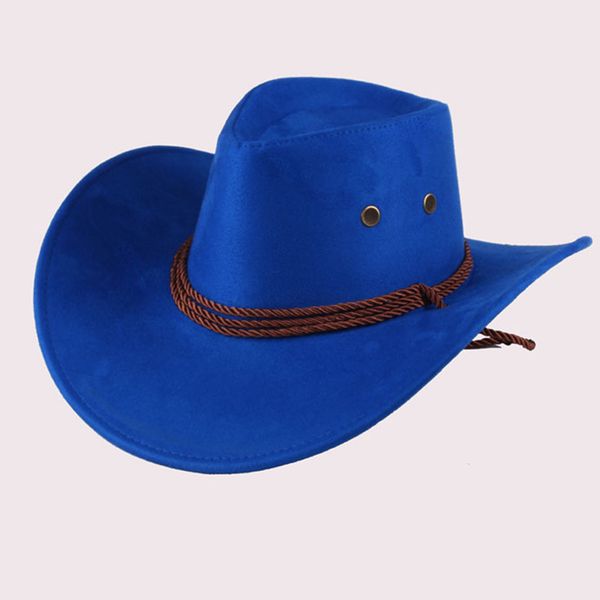 summer cowboy hat wide edge sun shield artificial leather casual foldable western, Blue;gray
summer cowboy hat wide edge sun shield artificial leather casual foldable western, Blue;gray