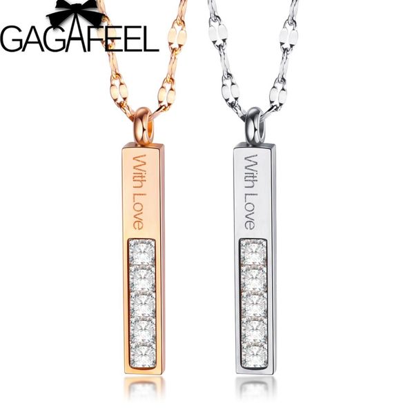 gagafeel trendy rectangle necklace pendant zircon crystal pendants silver rose gold stainless steel geometric necklaces women
gagafeel trendy rectangle necklace pendant zircon crystal pendants silver rose gold stainless steel geometric necklaces women