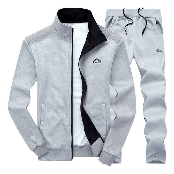 monerffi brand 2019 mens tracksuits set casual joggers sweatshirt jacket and sweatpants 2 pcs set spring autumn mens sportwear, Gray
monerffi brand 2019 mens tracksuits set casual joggers sweatshirt jacket and sweatpants 2 pcs set spring autumn mens sportwear, Gray