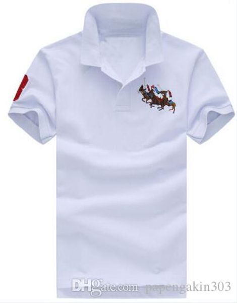 men polo shirts big horse embroidery summer short sleeve turn-over collar casual polos breathable solid golf business t-shirt white, White;black
men polo shirts big horse embroidery summer short sleeve turn-over collar casual polos breathable solid golf business t-shirt white, White;black