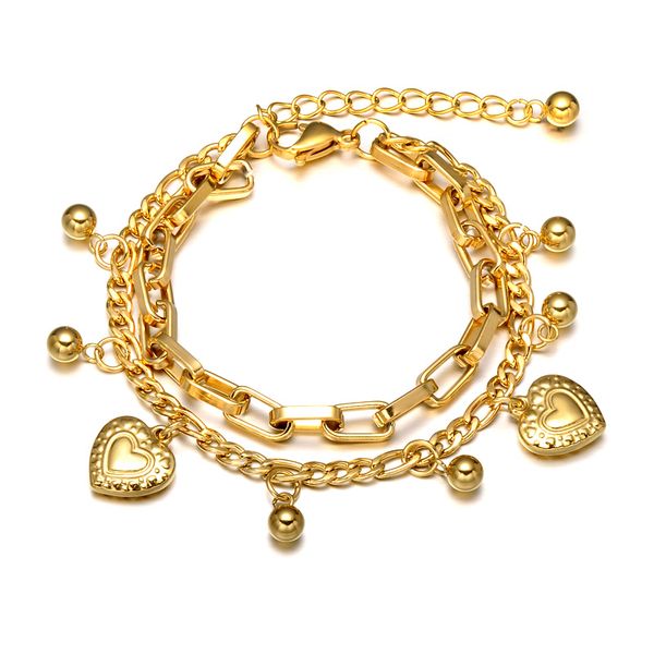 wt-reb015 new romantic heart with beads stainless steel bracelet gold electroplated bracelet women fashion jewelry, Golden;silver
wt-reb015 new romantic heart with beads stainless steel bracelet gold electroplated bracelet women fashion jewelry, Golden;silver