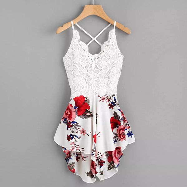 summer women clothes sleeveless floral print v-neck sleeveless playsuit jumpsuits for women playsuit overalls for, Black;white
summer women clothes sleeveless floral print v-neck sleeveless playsuit jumpsuits for women playsuit overalls for, Black;white