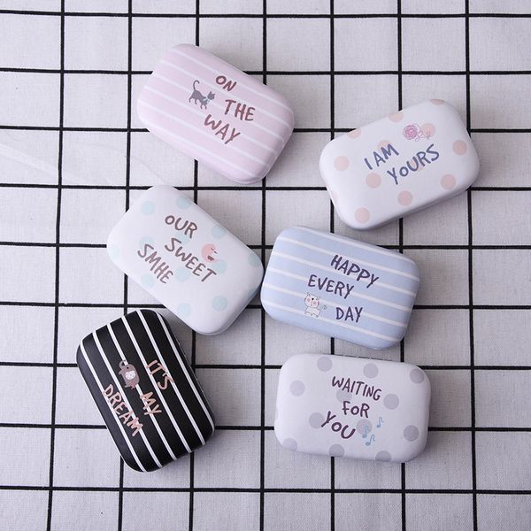 selling striped dot contact lens case student cute cartoon silk screen eye mate box care box, Silver
selling striped dot contact lens case student cute cartoon silk screen eye mate box care box, Silver