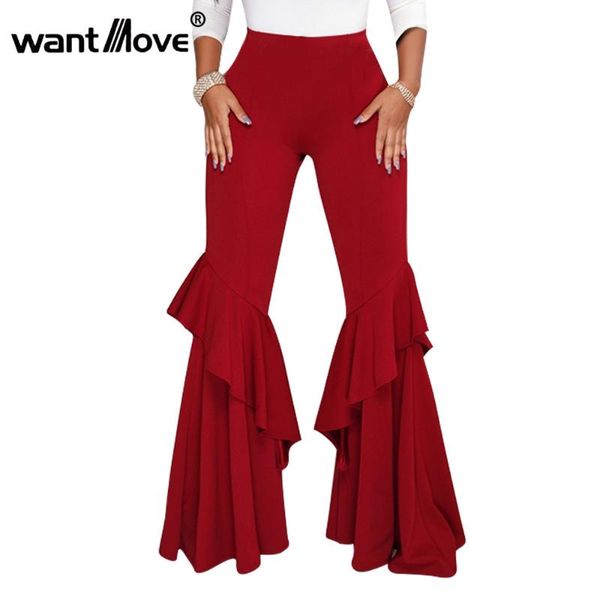 wantmove 5 colors flare pants ruffer long pants patchwork 2018 new autumn winter women high waist solid full jz237, Black;white
wantmove 5 colors flare pants ruffer long pants patchwork 2018 new autumn winter women high waist solid full jz237, Black;white