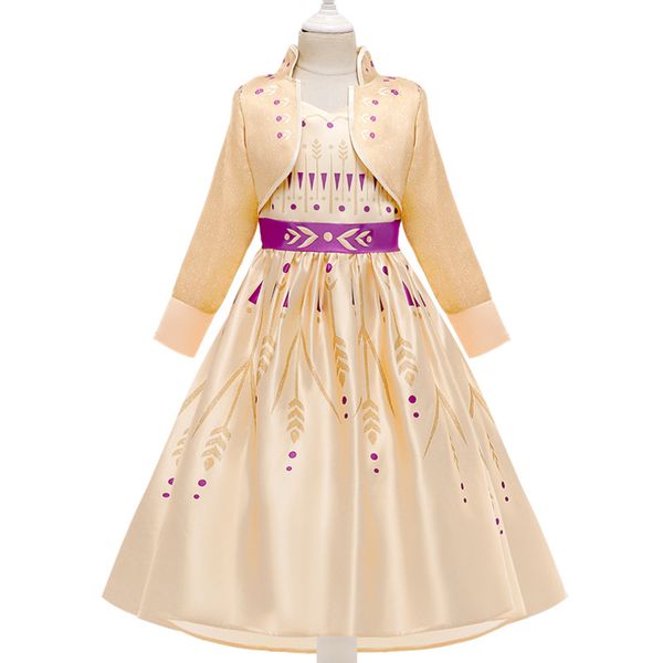 children girils snow queen ii cosplay fancy princess dresses kids cosplay costume for dress up christmas halloween part kids clothes m1105, Red;yellow
children girils snow queen ii cosplay fancy princess dresses kids cosplay costume for dress up christmas halloween part kids clothes m1105, Red;yellow