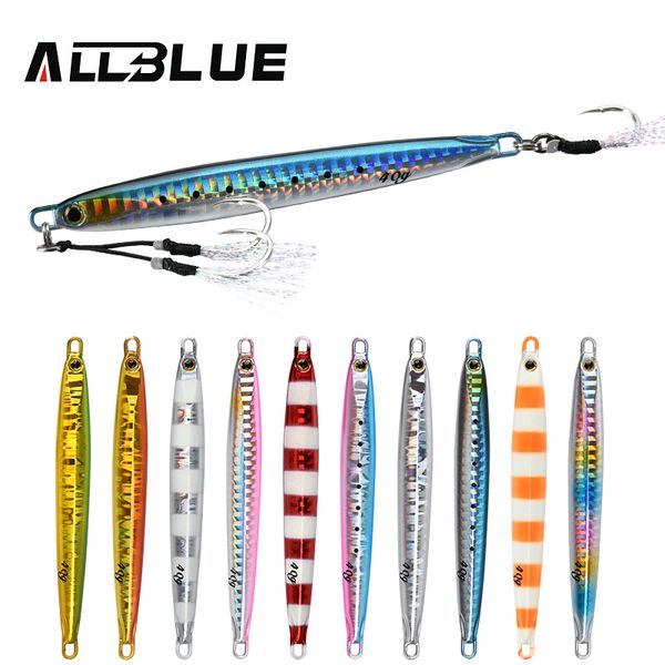 allblue slower long metal jig fishing lure slow cast jigging spoon 20g 30g 40g 60g artificial shore lead metal bait sea tackle
allblue slower long metal jig fishing lure slow cast jigging spoon 20g 30g 40g 60g artificial shore lead metal bait sea tackle