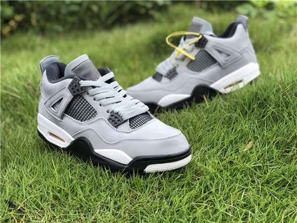 final version air cool grey 4 for men basketball shoes chrome dark retro charcoal varsity maize 308497-007 athletic sneakers with box, White;red
final version air cool grey 4 for men basketball shoes chrome dark retro charcoal varsity maize 308497-007 athletic sneakers with box, White;red
