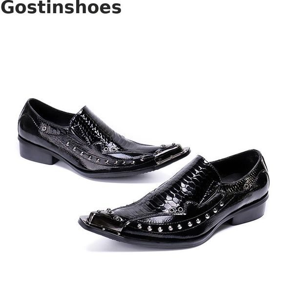 men casual leather shoes black oxfords shoes men loafers genuine leather snakeskin pattern printed iron-tipped leisure
men casual leather shoes black oxfords shoes men loafers genuine leather snakeskin pattern printed iron-tipped leisure