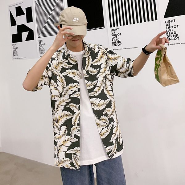 summer flower shirt men's fashion print casual hawaiian shirt men streetwear wild loose short sleeve shirts mens -2xl, White;black
summer flower shirt men's fashion print casual hawaiian shirt men streetwear wild loose short sleeve shirts mens -2xl, White;black