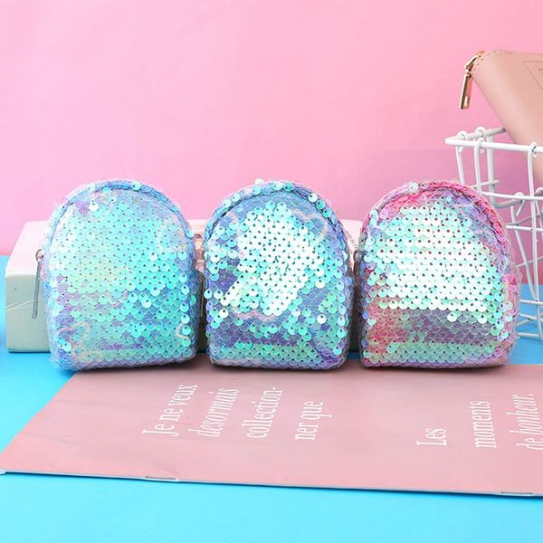 1 pc mini sequin coin purse mini backpack keys pouch card holder earphone bags kids gift coin bag kids girls purse dropship, White
1 pc mini sequin coin purse mini backpack keys pouch card holder earphone bags kids gift coin bag kids girls purse dropship, White
