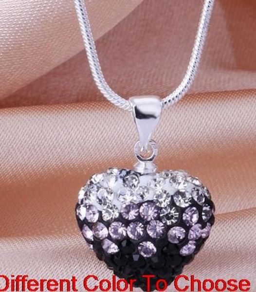 mixed wholesale silver plated heart necklace gradient gradual change pendant multicolor snake chain fg53
mixed wholesale silver plated heart necklace gradient gradual change pendant multicolor snake chain fg53