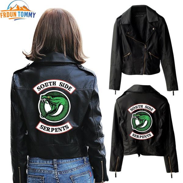 new riverdale pu jacket printed logo southside riverdale serpents jackets women leather jacket serpents streetwear, Black;brown
new riverdale pu jacket printed logo southside riverdale serpents jackets women leather jacket serpents streetwear, Black;brown