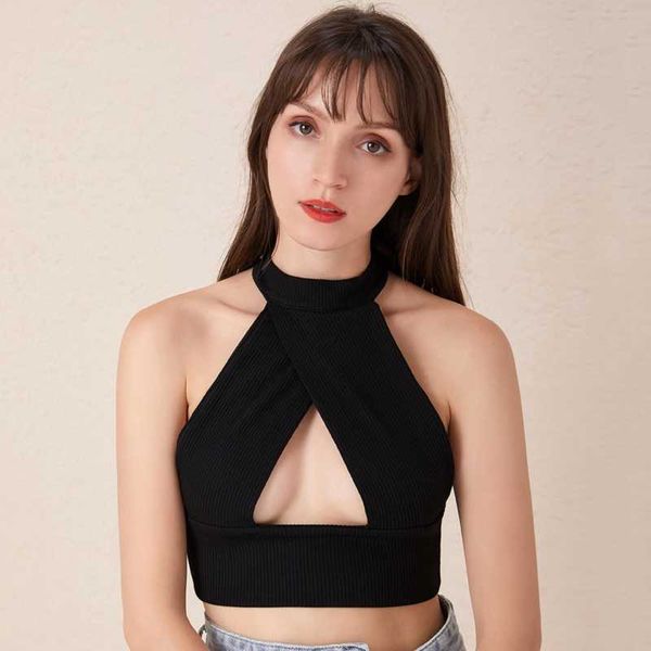 women's tanks & camis women summer vest knitted soft comfortable halter tank sleeveless round neck female clothes 2021, White
women's tanks & camis women summer vest knitted soft comfortable halter tank sleeveless round neck female clothes 2021, White