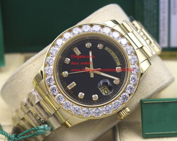 watch sapphire glass 41mm day-date black dial diamond bezel asia 2813 movement automatic mechanical mens watch watches, Slivery;brown
watch sapphire glass 41mm day-date black dial diamond bezel asia 2813 movement automatic mechanical mens watch watches, Slivery;brown