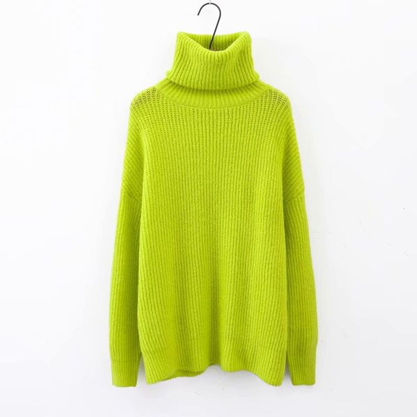 fall 2019 solid long thick sweater women pullover fluorescent turtleneck loose sweater knitted neon oversized, White;black
fall 2019 solid long thick sweater women pullover fluorescent turtleneck loose sweater knitted neon oversized, White;black
