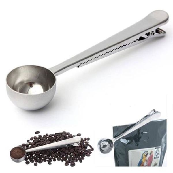 useful coffee tea tool stainless steel cup ground coffee measuring scoop spoon with bag sealing clip coffee spoon 5pcs
useful coffee tea tool stainless steel cup ground coffee measuring scoop spoon with bag sealing clip coffee spoon 5pcs
