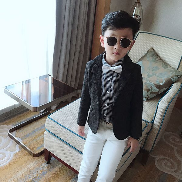 kids blazers autumn spring boys casual suit jackets clothing single breasted solid color regular length children clothes, Blue
kids blazers autumn spring boys casual suit jackets clothing single breasted solid color regular length children clothes, Blue