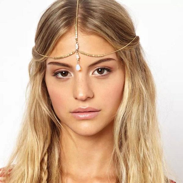 new headband vintage fashion women gold chain tassel hair bands headband bridal head chain hair jewelry for women accessor, Golden;white
new headband vintage fashion women gold chain tassel hair bands headband bridal head chain hair jewelry for women accessor, Golden;white