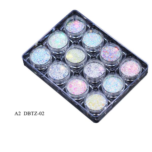 12-color fashion light-changing pink fantasy sparkling mixed suit nail glitter, Silver;gold
12-color fashion light-changing pink fantasy sparkling mixed suit nail glitter, Silver;gold